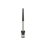 Head spring rod with plastic pin