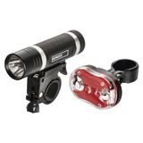 LED Bicycle Front Light + Back Light 150 lm, 5× AAA