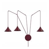 ABRAMO 3 BURGUNDY