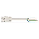 pre-assembled connecting cable Eca Socket/open-ended white