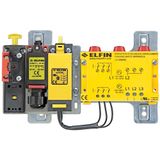 Three-phase flashing safety device 220-690V, interlock limit switch 1 N.C. and microswitch 2 N.C.