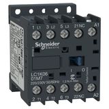TeSys K contactor, 3P, AC-3 440V 6 A, 1NC aux, 230V AC coil, standard