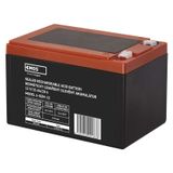 SLA traction battery 12 V/15 Ah, faston 6.3 mm