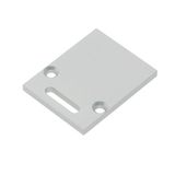 Profile endcap TBL square with cable entry incl. screws