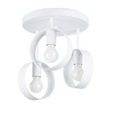 SOLLUX - SL.1136 Ceiling lamp TITRAN 3 white