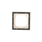 Double socket outlet with earthing and current phase constancy, 16A, black matt