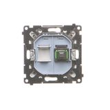 Dimmer for dimmable LED's, rotary-push, 1 pole, beige