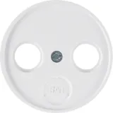 Central piece for 2- and 3-hole antenna socket R.Classic polar white, glossy
