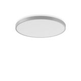 TRIONA round, 103 W, 10600 lm, 830, silver, DALI Ceiling and wall lumi