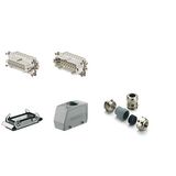 RockStar® HDC kits-Heavy-duty connectors, Kit, HE, Size: 6, Poles: 16, Screw connection, 500 V, 16 A, diecast aluminium, M 25