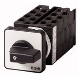 T0-8-8364/E Changeoverswitches, T0, 20 A, flush mounting, 8 contact unit(s), Contacts: 16, 60 °, maintained, With 0 (Off) position, 1-0-2, Design number 8364
