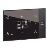 Ux One 24V touch screen thermostat for hotel room heating and air conditioning management - customizable recessed