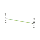 Q800R00P2 Reinforcement for coupled enclosures, 80 mm x 80 mm x 250 mm