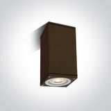 RUST BROWN CEILING GU10 10W IP54 100-240V