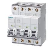 Miniature circuit breaker 400 V 10 kA, 4-pole, A, 13 A, D=70 mm