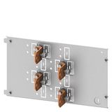 Cable connection 3VA13 (400 A), 3VA14 (630 A), 3VA23 (400 A), 3VA24 (630 A)