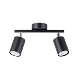 CEILING LAMP LEMMI 2 BLACK GU10 2X40 IP20