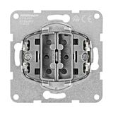 Two-gang two-way switch insert, cage clamps