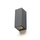 DESMOND II wall anthracite grey 230V GU10 2x35W IP44