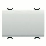 PUSH-BUTTON 1P 250V ac - NO 16A - NEUTRAL BUTTON - 3 MODULES - SATIN WHITE - CHORUSMART