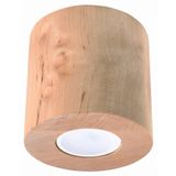 SPOT ORBIS NATURAL WOOD GU10 1X40W IP20