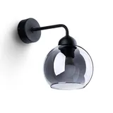 WALL LAMP ALINO 1 BLACK E27 1X60 IP20