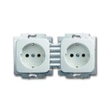 20-2 EUC-214-503 CoverPlates (partly incl. Insert) carat® Alpine white