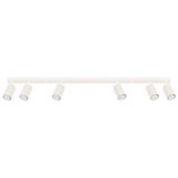 SPOTLIGHTS ON A BEIGE CEILING STRIP ON GU10, CARBON FAMILY