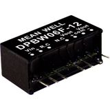 DPBW06F-15 DC/DC converter 9-36V:+/-15V 200mA 6W, MEAN WELL