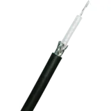 Coaxial cable, 50 Ω, RG58, black