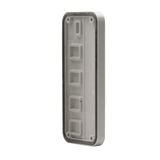 Busbar support L123 15x4 + (PE)N 15x4