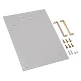 Mounting plate, KVS, for socket combination, plastic