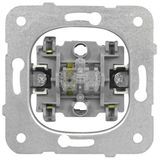 Two-way switch insert, cage clamps