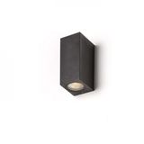 KUBI II anthracite grey 230V LED 2x3W 56° IP54 3000K