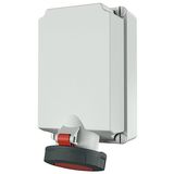 Wall socket 63A 5P 6H 400V IP67