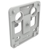 Accessory for fixing Plexo boxes dimensions 80x80mm on sheet metal cable tray