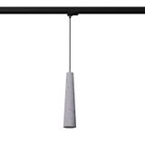 HANGING LAMP 3 PHASE ELECTRA CONCRETE GU10 3000K 7W 510LM BLACK