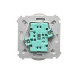 Triple push button, (module), 10AX, quick connection, white