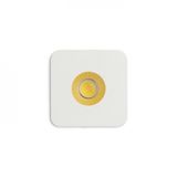 RIO SQ recessed white 230V LED 3W 22° 3000K