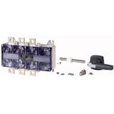 Switch-disconnector, DMV, 250 A, 4 pole, STOP function, with grey knob, With metal shaft for a control panel depth of 400 mm, 9 mm connection hole