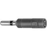 Reducer adapter, 4 mm socket to 6 mm plug, red, 14.1000