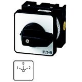 T0-4-8441/Z Multi-speed switches, T0, 20 A, rear mounting, 4 contact unit(s), Contacts: 8, 60 °, maintained, With 0 (Off) position, 1-0-2, Design number 8441