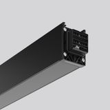 LINEDO, black Continuous line luminaire, L 1163 B 58 H 76