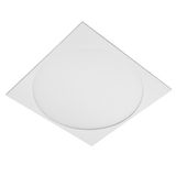 MODUS US4000, LED 840, recessed, square A, modul 600, driver 1050mA, circular lighting area