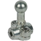 Fixed ball point D 25mm, clamp type A for round conductors 18mm