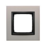 Single frame, metal, satin night
