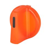 Orange knob for illuminated selector switch