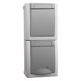 Pacific Grey Switch + Earth Socket Ver (Quick Connection)