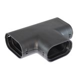 T-verdeelstuk; zwart