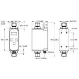 Flow Rate Monitoring Inline Sensor with Integrated Processor   FTCI-10D10A4P-2LIX-H1141